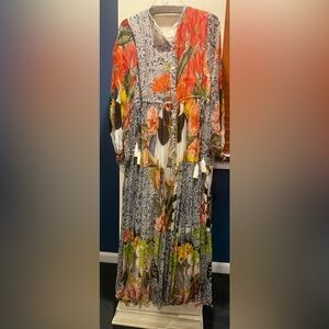 Carolina K Josefina Maxi Dress in Selva Birds